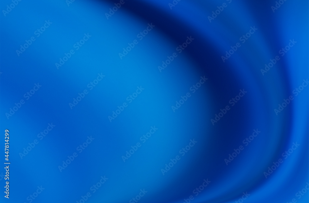 Fototapeta premium Soft background blur gradient black blue fabric-like curve pattern
