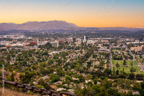 A view of a vast southern California city.