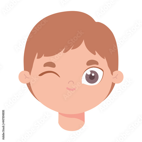 Wallpaper Mural young man winking Torontodigital.ca