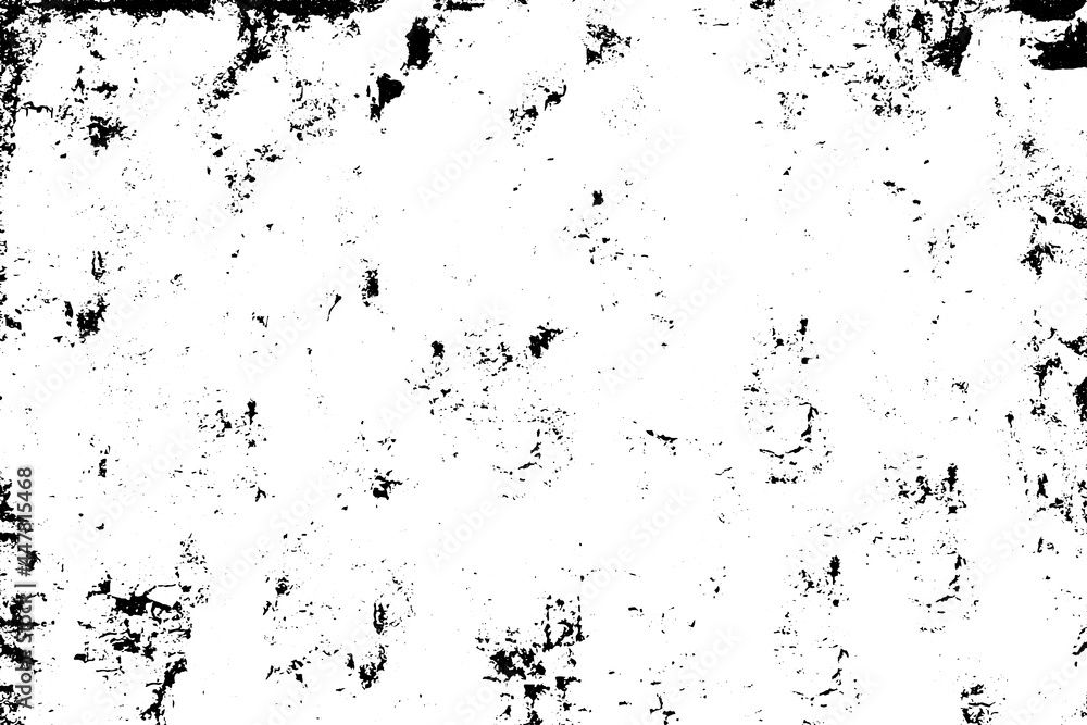 Vector grunge texture black and white  background.