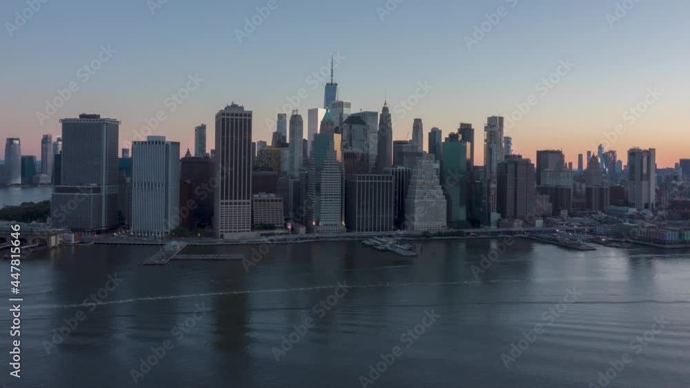 Aerial Hyperlapse at sunrise Aerial Hyperlapse at sunrise