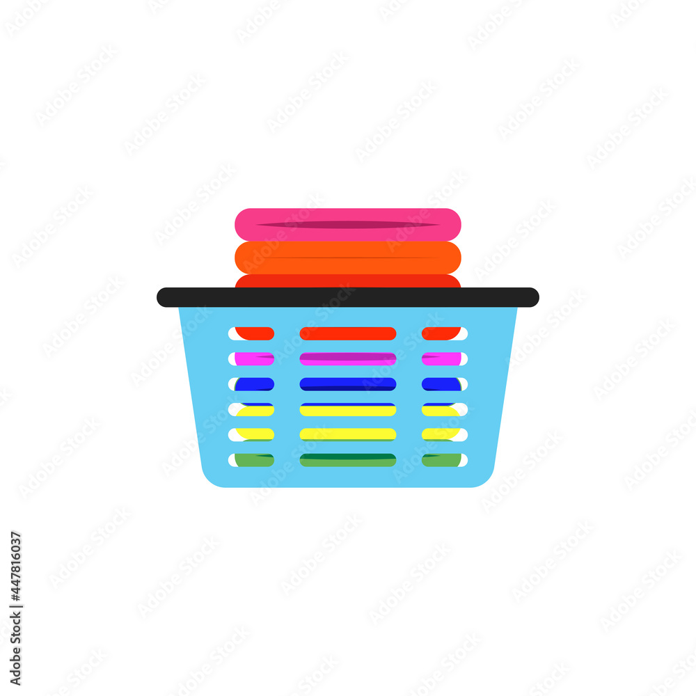 Laundry pile icon design illustration Laundry pile icon design illustration