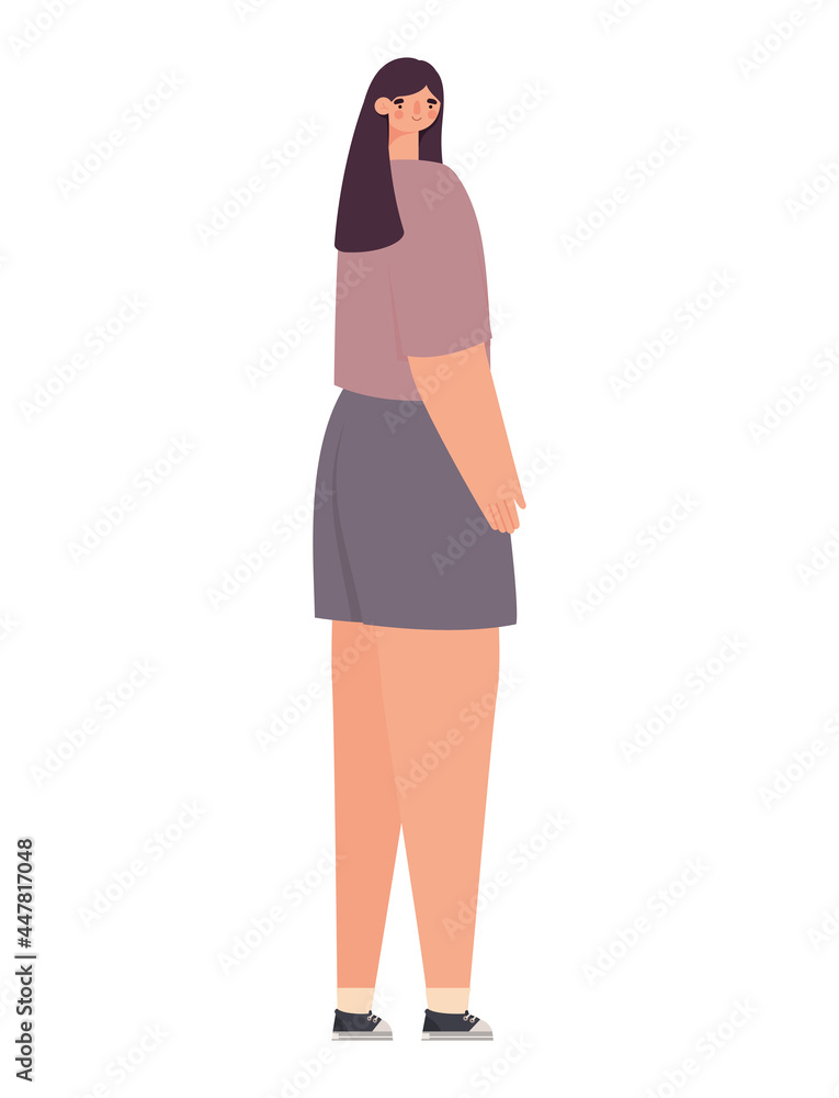 Fototapeta premium young woman design