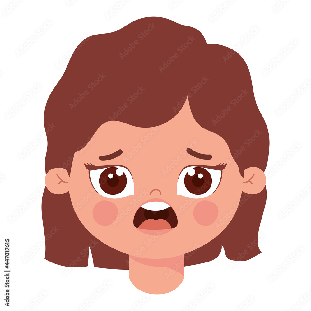 screaming female child