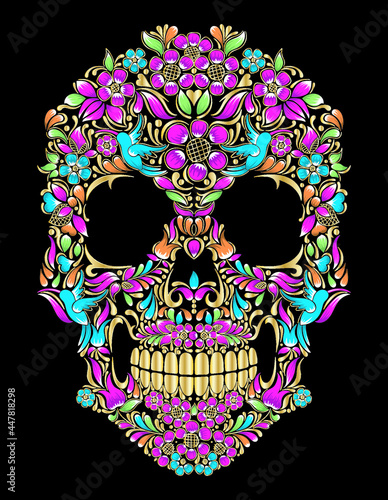 mexican skull traditional