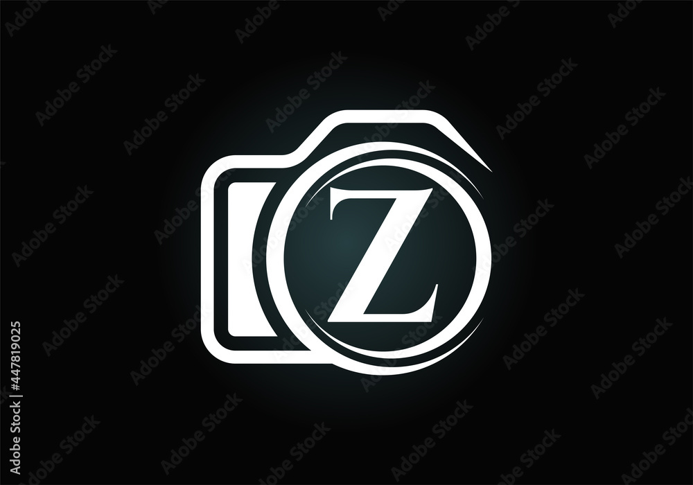 Initial Z monogram letter alphabet with a camera icon. Photography logo vector illustration. Modern logo design for photography business, and company identity. Initial Z monogram letter alphabet with a camera icon. Photography logo vector illustration. Modern logo design for photography business, and company identity.