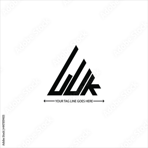 LUK letter logo creative design. LUK unique design