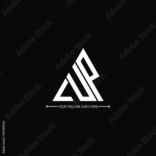 LUP letter logo creative design. LUP unique design
