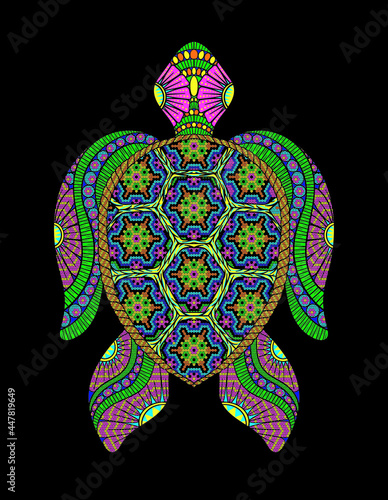 turtle huichol aztec photo