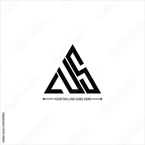 LUS letter logo creative design. LUS unique design
 photo