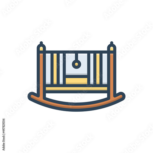 Color illustration icon for sippy cup
