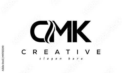 Letter CMK creative logo design vector	 photo