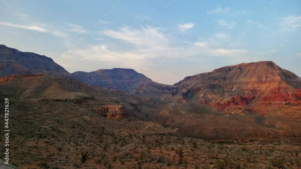 Utah morning panorama under a full moon in the beautiful southwest USA Utah morning panorama under a full moon in the beautiful southwest USA
