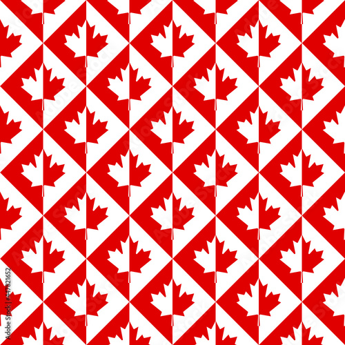 maple leaf background. canada pattern. vector illustration