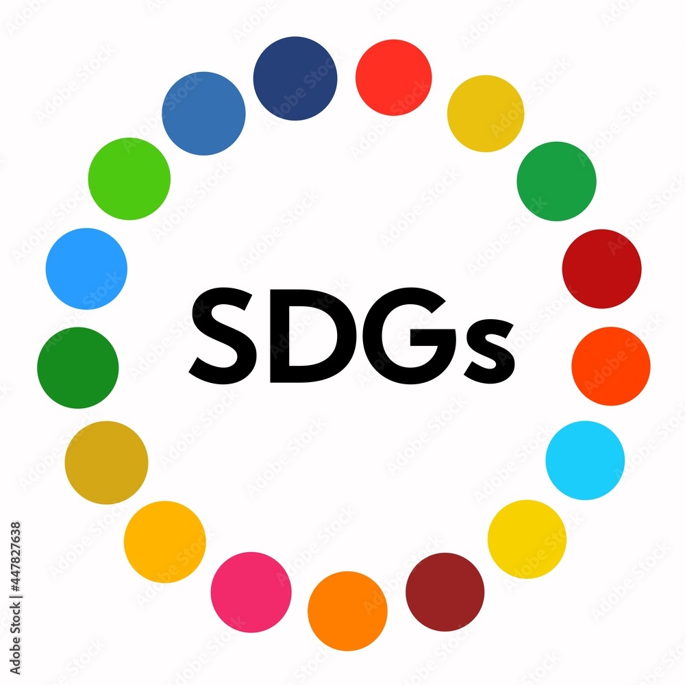 SDGsシンプルシンボルマークアイコン SDGsシンプルシンボルマークアイコン
