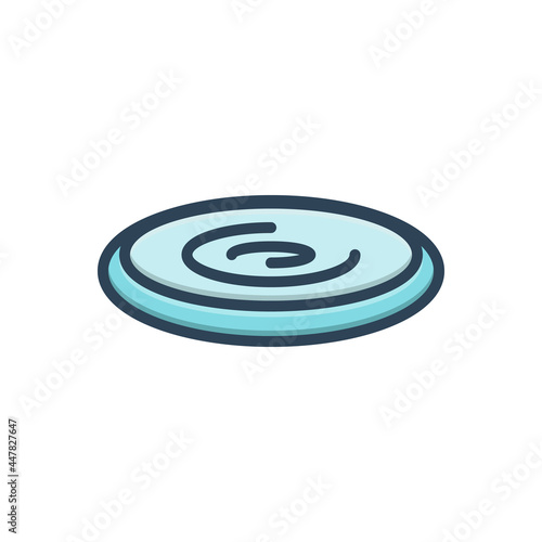 Color illustration icon for perpetuity 