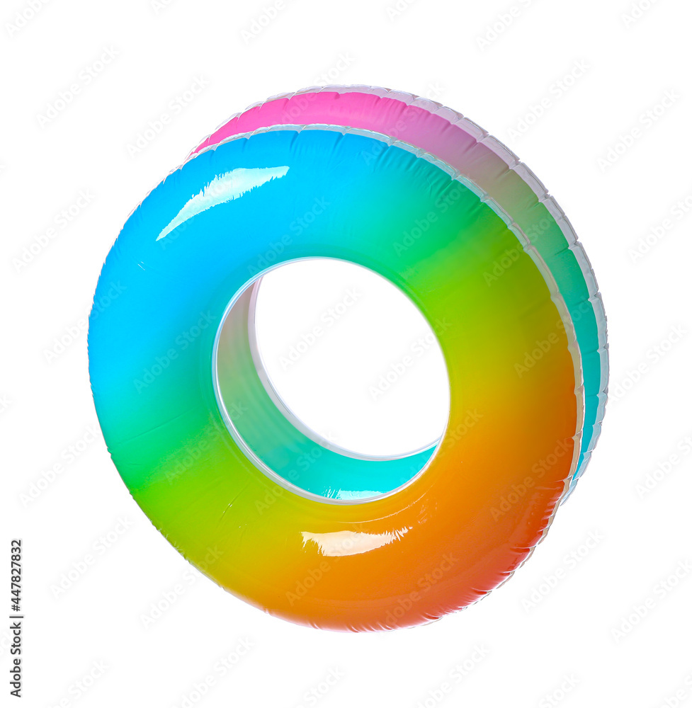 Inflatable ring on white background Inflatable ring on white background