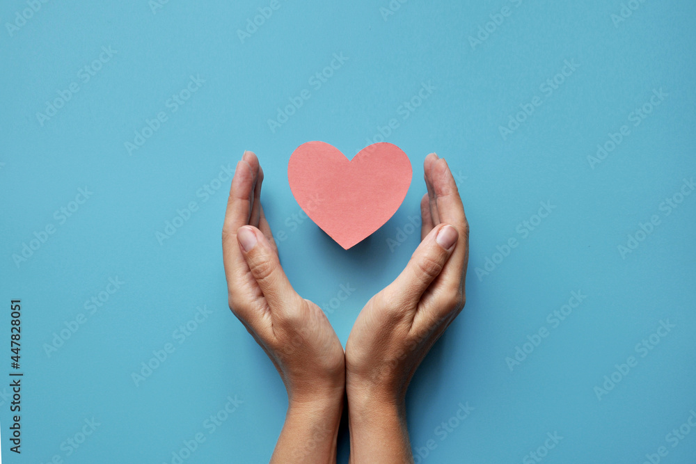 Fototapeta premium heart in hands