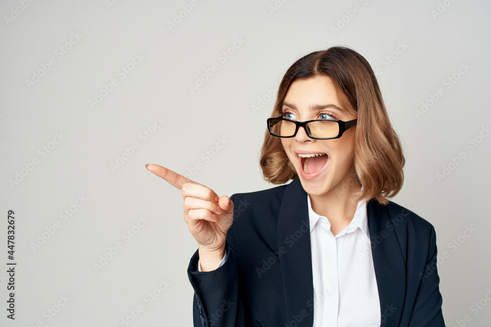 pretty business woman in suit posing work official pretty business woman in suit posing work official