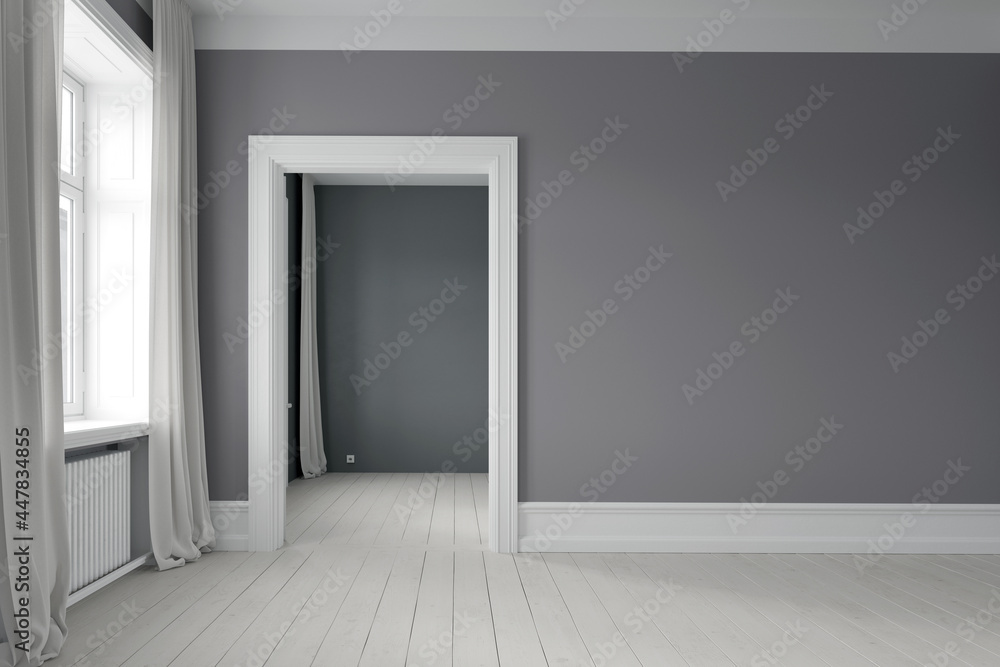 Fototapeta premium modern empty living interior.