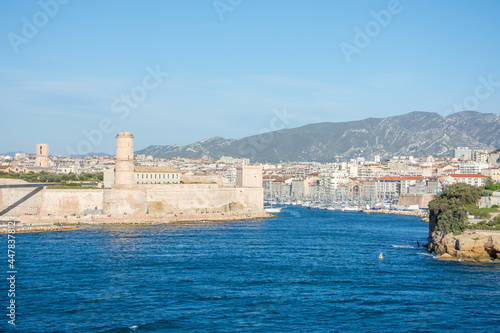 discovery of the harbor of Marseille and the islands of the region, France