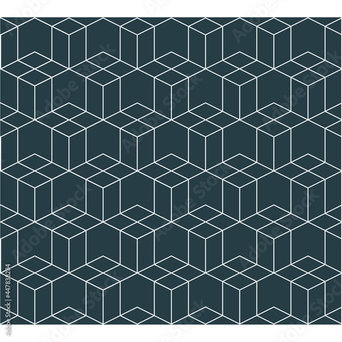 Multilevel rectangular stripes pattern vector