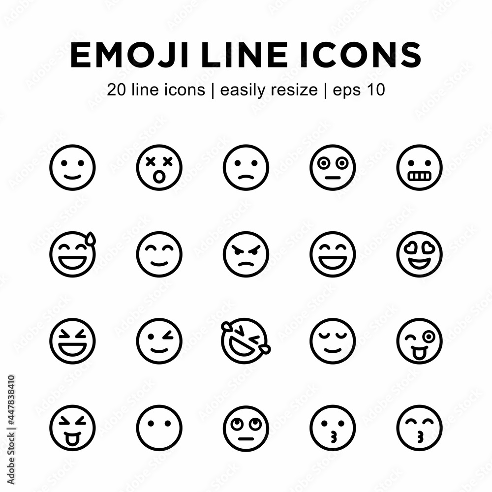 icon set related to emoticon icon set related to emoticon