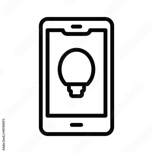 Mobile brightness icon