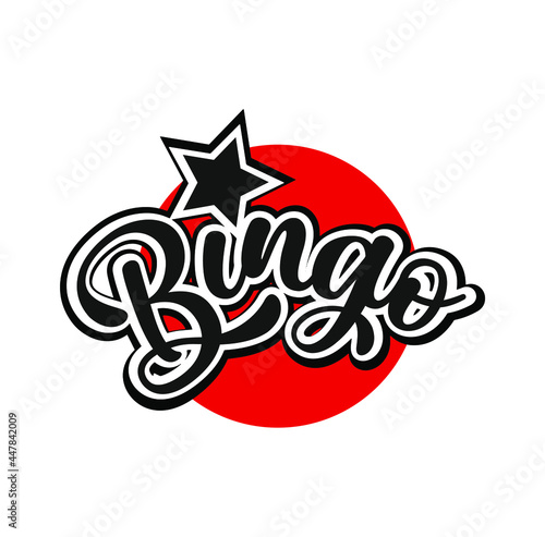 vector illustration of bingo	