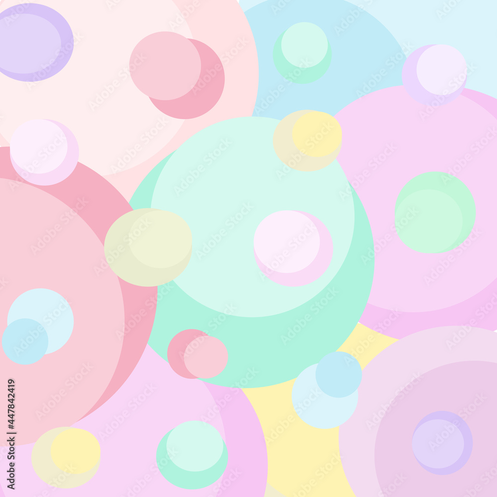 Colorful abstract template for card or banner. Background with waves , circle. Business background. For wallpaper,textiles. Copy space for your text.