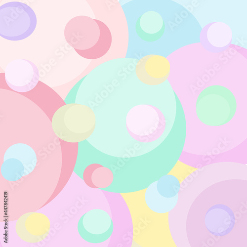 Colorful abstract template for card or banner. Background with waves , circle. Business background. For wallpaper,textiles. Copy space for your text.