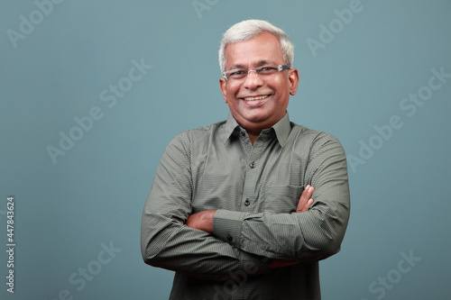 Portrait of a smiling man of Indian ethnicity 