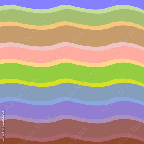 Vector pattern with colorful stripes.