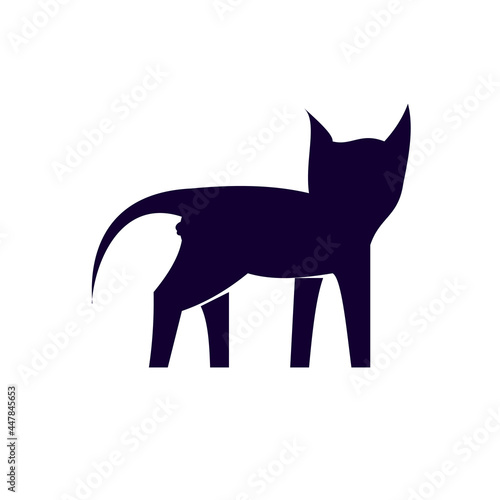 silhouette of a wolf