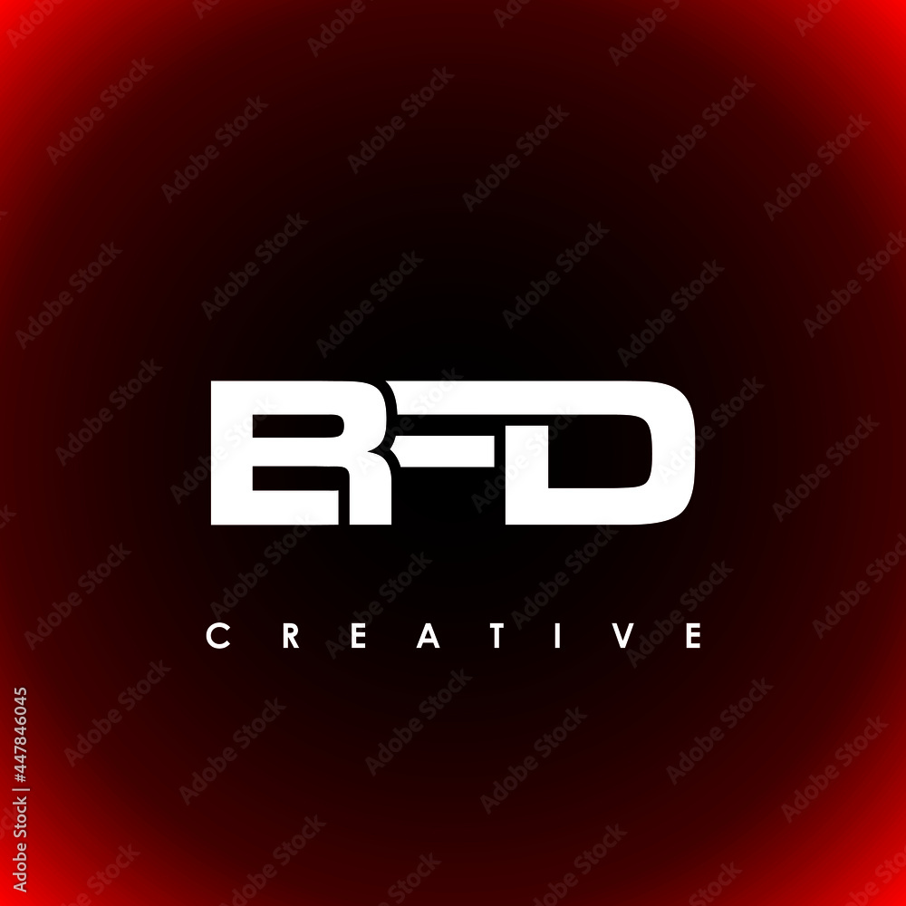 BFD Letter Initial Logo Design Template Vector Illustration BFD Letter Initial Logo Design Template Vector Illustration