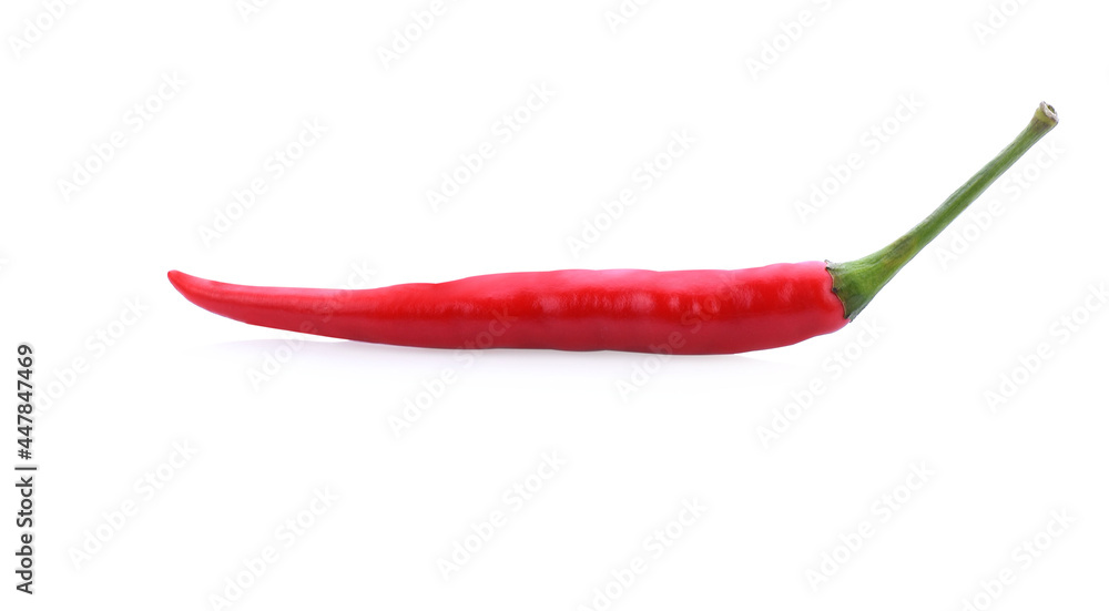 Red Chilli Padi, Bird's Eye Chilli, Bird Chilli, Thai pepper isolate on white background. Red Chilli Padi, Bird's Eye Chilli, Bird Chilli, Thai pepper isolate on white background.