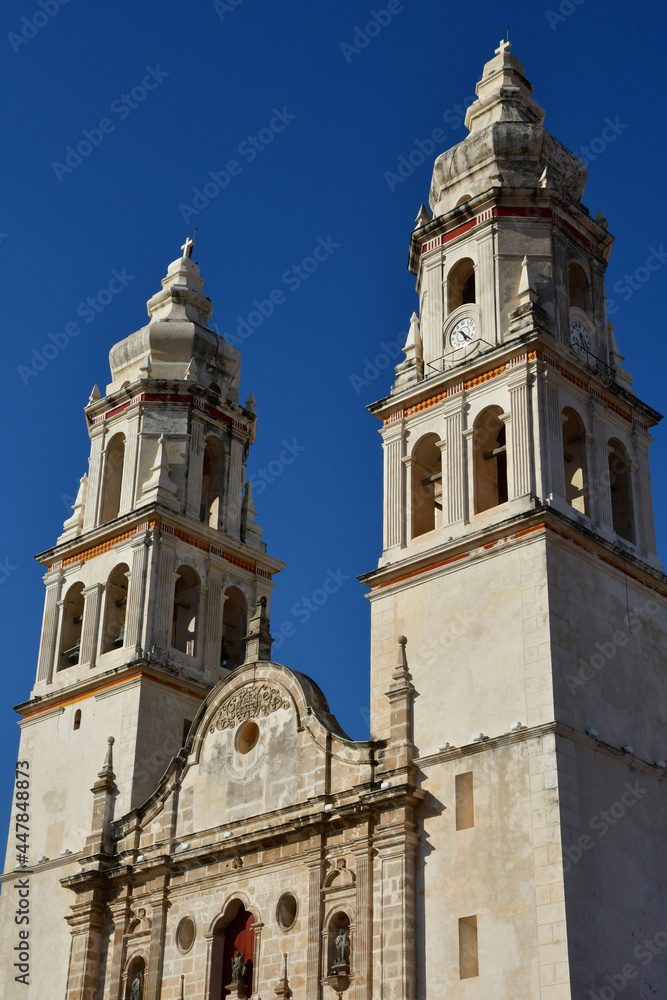 San Francisco de Campeche; United Mexican States - may 18 2018 : picturesque old city