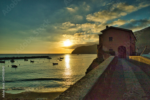 sunset at the beach
