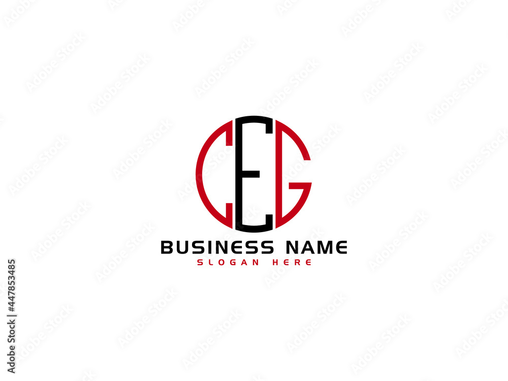 Letter CEG Logo Icon Vector Image Design For New Business - obrazy, fototapety, plakaty 