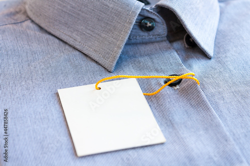 Small gray stripes men's shirt