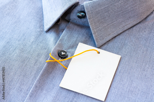 Small gray stripes men's shirt