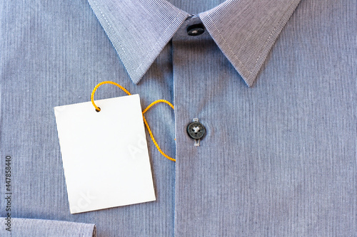 Small gray stripes men's shirt