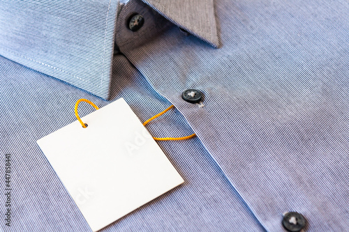 Small gray stripes men's shirt