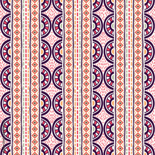 Hand drawn ethnic tribal in...