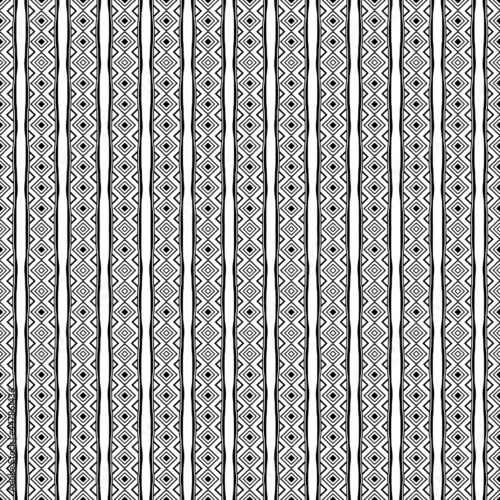 Hand drawn ethnic tribal in...