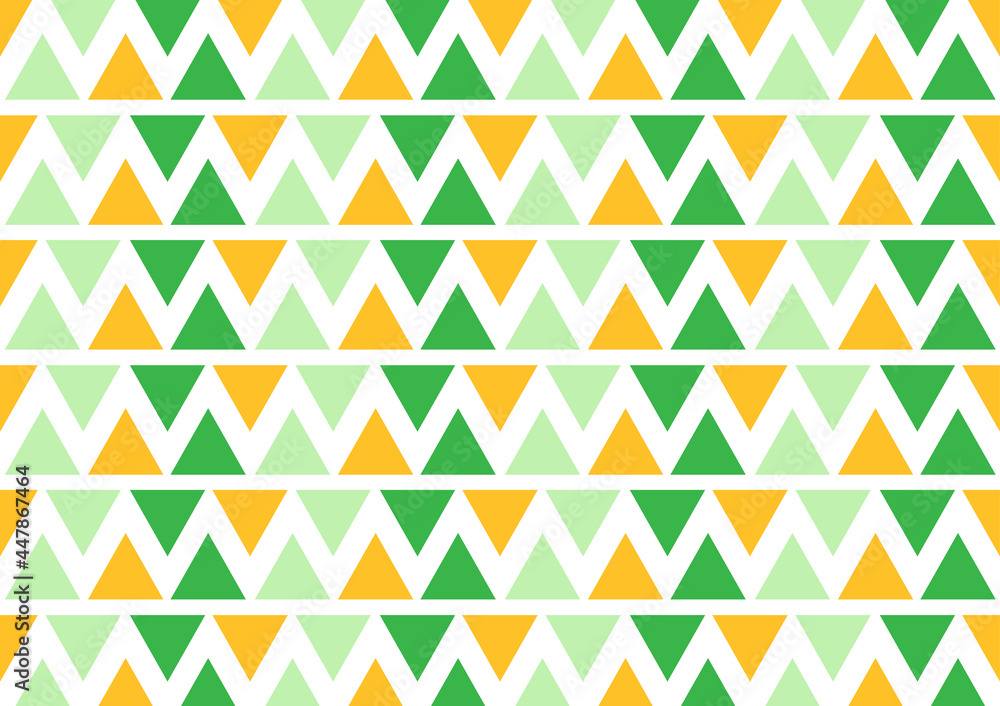 Green and Yellow triangle pattern wallpaper. Green and Yellow triangle pattern wallpaper.