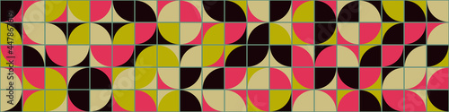 Abstract Geometric Pattern generative computational art illustration