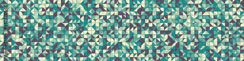 Abstract Geometric Pattern generative computational art illustration