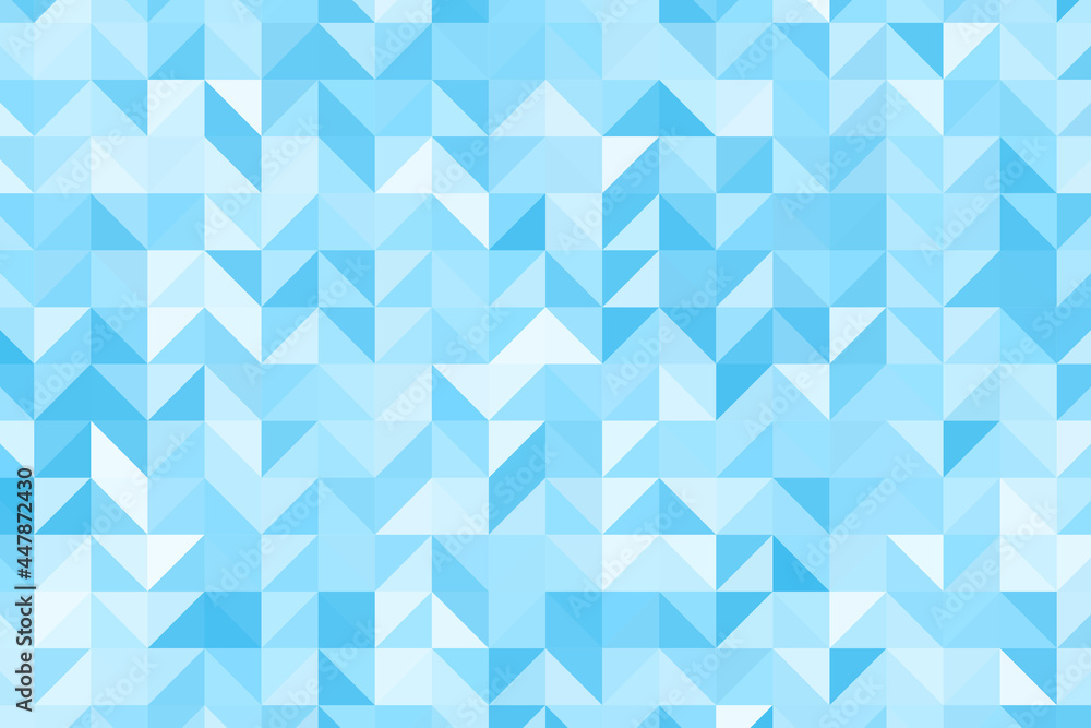 Polygonal blue mosaic background. Abstract low poly vector illustration. Triangular pattern, copy space. Template geometric business design with triangle for poster, banner, card, flyer Polygonal blue mosaic background. Abstract low poly vector illustration. Triangular pattern, copy space. Template geometric business design with triangle for poster, banner, card, flyer