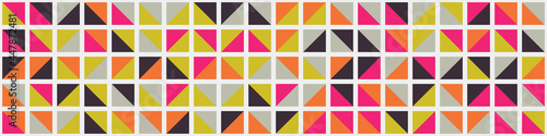 Abstract Geometric Pattern generative computational art illustration